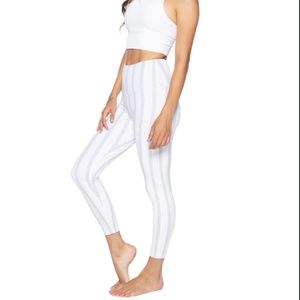 Teagan 7/8 Blue Stripe Leggings